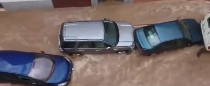Flash floods in Spain