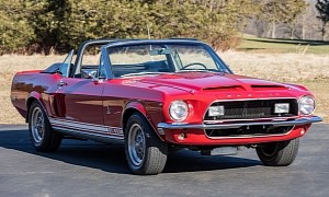 Flash Gordon’s 428-Powered 1968 Mustang Shelby GT500 Convertible up for Grabs