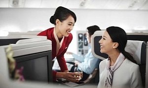 Flight Attendants Have Been Stealing Cathay Pacific Blind, Won’t do it Anymore