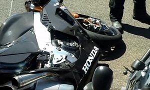 Flipped Honda RC213V-S Is a Write Off, Apparently