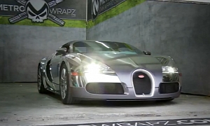 Flo Rida Gets Chrome Wrapped Bugatti Veyron