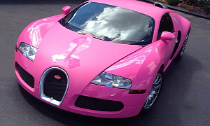 Flo Rida's Bugatti Is Now Pink