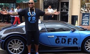Flo Rida Wraps His Bugatti with New Single’s Name