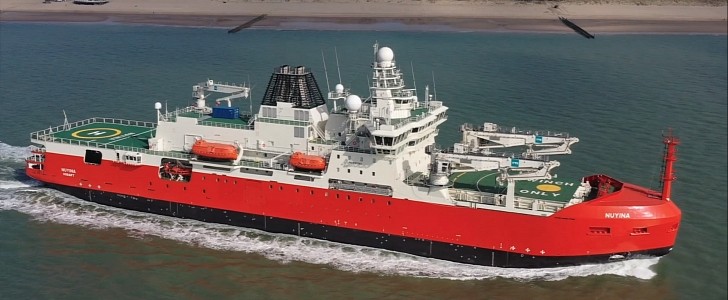 Nuyina built by Damen Shipyards leaves for Tasmania, is the world’s most advanced polar research ship