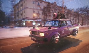 Floating Lada Is Ready for Russian Cyberpunk 2077