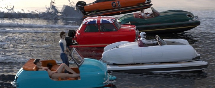 Floating Motors Turns Classic Cars Into Custom, Luxurious Motorboats