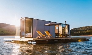 Floating Tiny Home in Brazil Is a Minimalistic Off-Grid Paradise