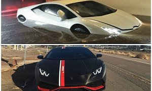 Flooded Lamborghini from San Diego Replaced with Brand New Huracan