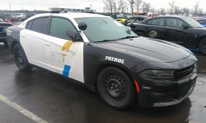 Flooded Dodge Charger Police Cruiser Is So Wet It Can Live in a Pineapple Under the Sea