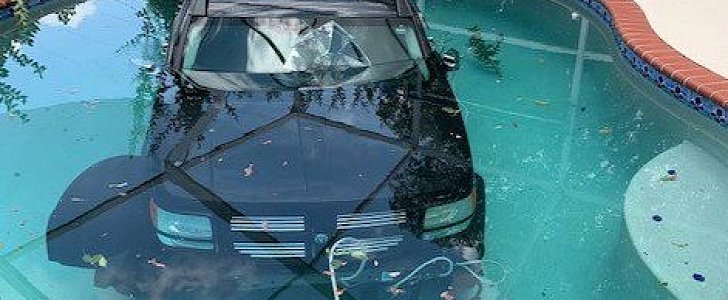 Florida driver crashes into deep pool after mistaking gas for the brakes