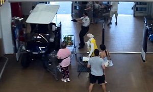 Florida Man Drives Golf Cart Through Walmart, Crashes into Cash Register