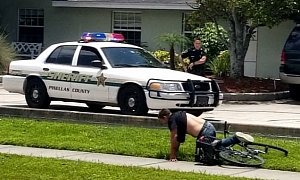 Florida Man Finds Worst Moment to Faceplant on Bike, as He’s Fleeing the Cops