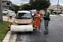 Florida Man Pulled Over For Speeding in Flintstones Footmobile