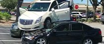 Florida Man Reinvents Reverse Parking in His Cadillac XTS
