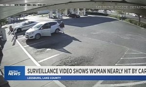 Florida Woman Nearly Gets Run Over by Her Own Parked Car