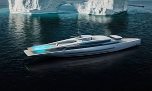 Fluyt Megayacht Concept Has Floating Pool, Gorgeous Silhouette