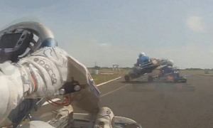 Flying Go Kart Racing Funny Crash