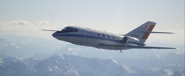 DLR's Falcon 20-E is a powerful airborne research platform, in service for over 40 years