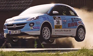 Flying Opel Adam Proves Small Cars Can Jump