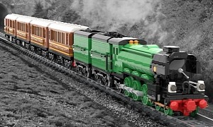 Flying Scotsman Steam Locomotive Is a Motorized 'Lego Ideas' Build That Could Become a Set
