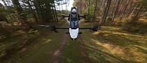 Flying Your Personal Electric Aircraft Through the Woods at 63 Mph Is How You Enjoy Nature