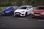 Focus RS, Civic Type R and BMW M140i Finally Do Track Meet and Drift