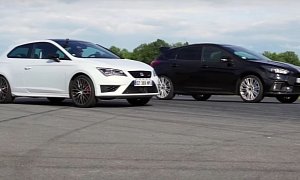 Focus RS Drag Race Suggests Leon Cupra 290 Could Be Obsolete