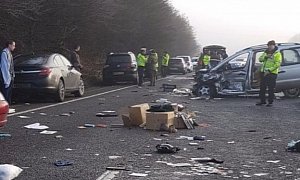 Fog Leads To Multi-Vehicle Crash On British Highway, Up To 20 Cars Involved