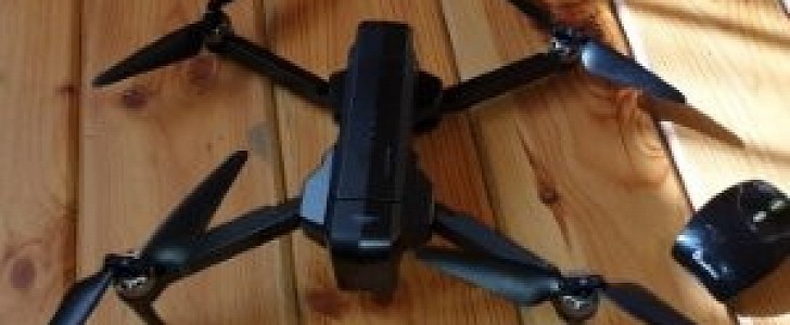 The foldable 4k drone has a 20-minute endurance, and a foldable design