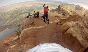 Folks Unicycling Down the Mountains of Moab Make You Shiver