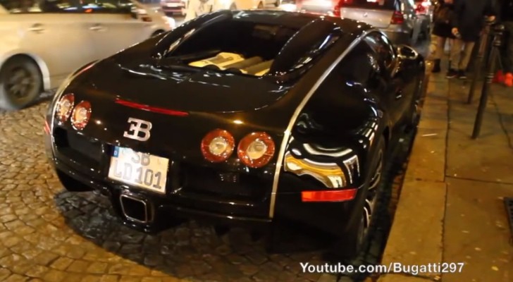 Lassana Diarra Drives His Bugatti Veyron Sang Noir in Paris 