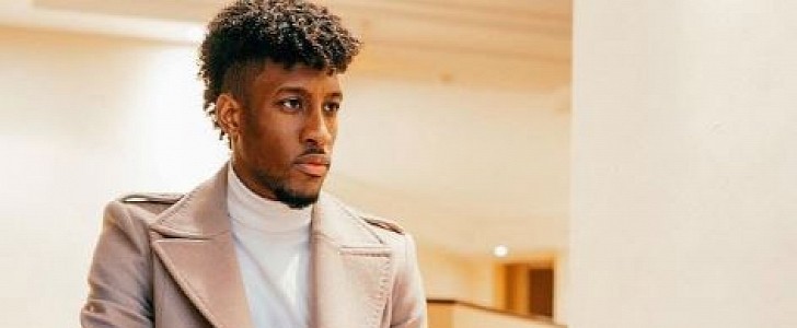 Kingsley Coman arrived to practice in his G-Wagon, should have driven his Audi instead