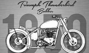 For $10 You Can Win A Custom 1950 Triumph Thunderbird Bobber