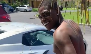 On His Birthday, Kodak Black Treated His Cousin to a Silver Corvette C8 After Graduation