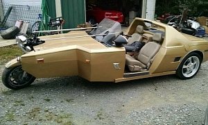 For Sale: Pontiac Fiero with Honda Goldwing Front End