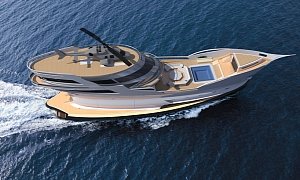 For the Modern Pirate: Caronte, a Superyacht That Can Carry Many of Your Toys