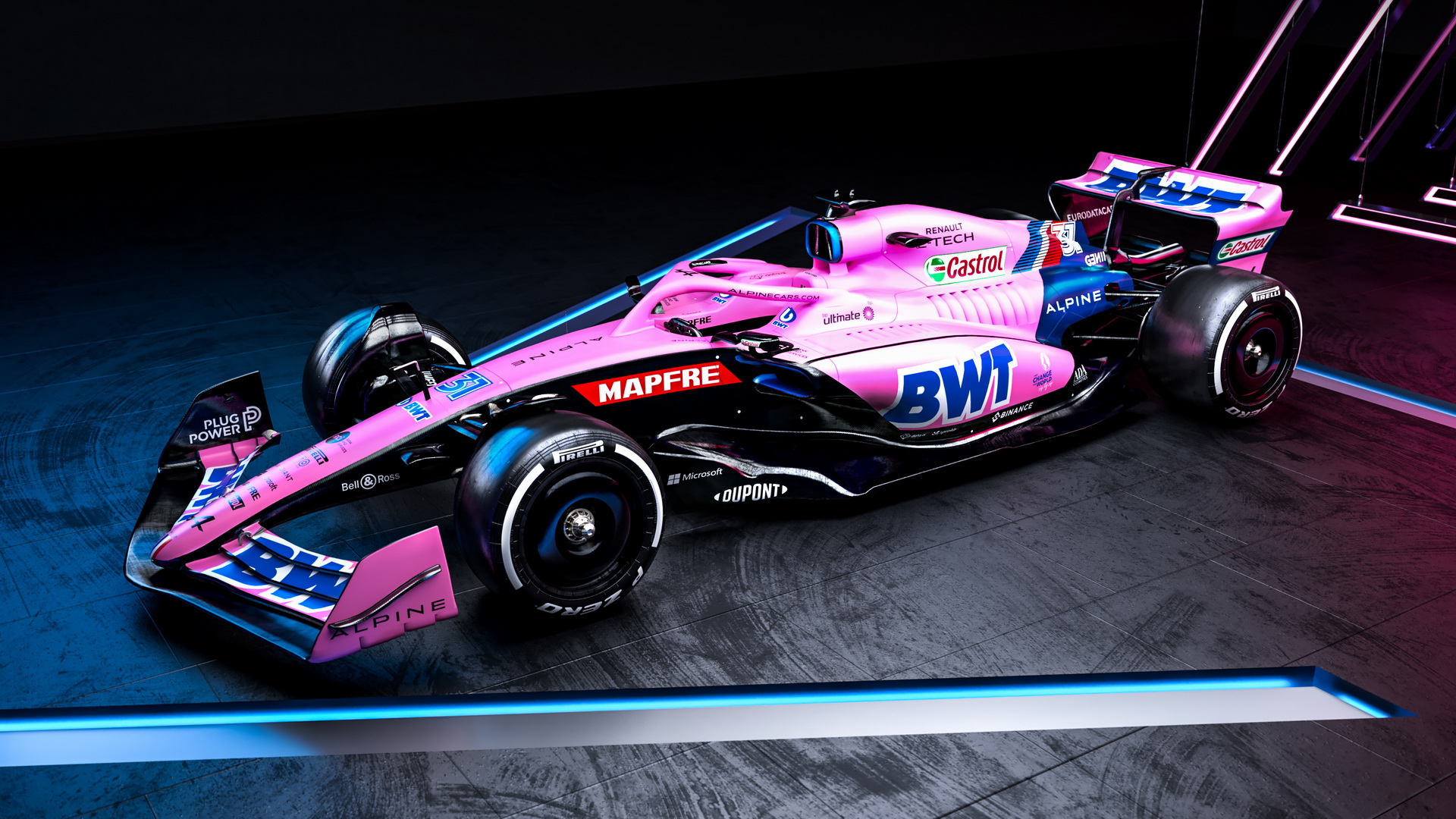 Force India pink forces Reloaded: Alpine's Alternate Pink Livery for 2022