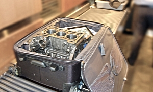 Ford 1 Liter EcoBoost Travels to LA in a Suitcase