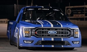Ford Announces Restyled 2022 F-150 NASCAR Truck Debut, F-150 Lightning Makes a Cameo