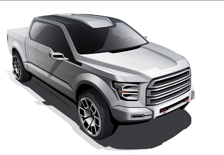 Ford Atlas Concept development sketch