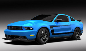 Ford Auctioning One-off Grabber Blue Mustang Boss for Charity