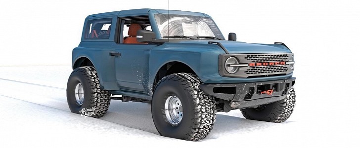 Ford Bronco Arctic Trucks rendering by Abimelec Arellano
