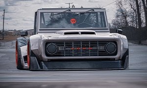 Ford Bronco "Dust Sweeper" Can't Go Any Lower