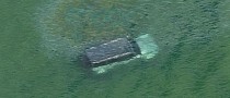 Ford Bronco Gets Stuck on Frenchman Bay Sandbar, Becomes Impromptu Submarine