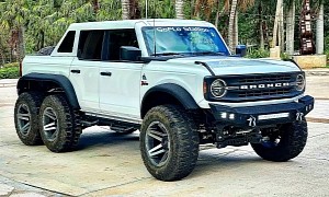 Ford Bronco Jumps on the 6x6 Bandwagon With Apocalypse Dark Horse Conversion
