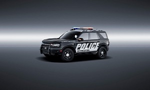 Ford Bronco Police Interceptor Rendering Extends Long Arm of the Law Off-Road