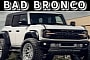 Ford Bronco Raptor Gets the Wheels and Tires It Deserves, Looks Like a Baja Racer