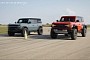 Ford Bronco Raptor Races Hennessey VelociRaptor 400, Loses Every Time