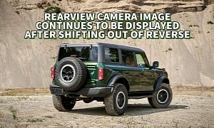 Ford Bronco Rearview Camera Issue Prompts Recall, SYNC 4 Software Update Fixes It
