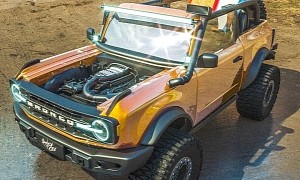 Ford Bronco "V8 Vessel" Is a 302 Beast, Out for Jeep Wrangler 392 Blood